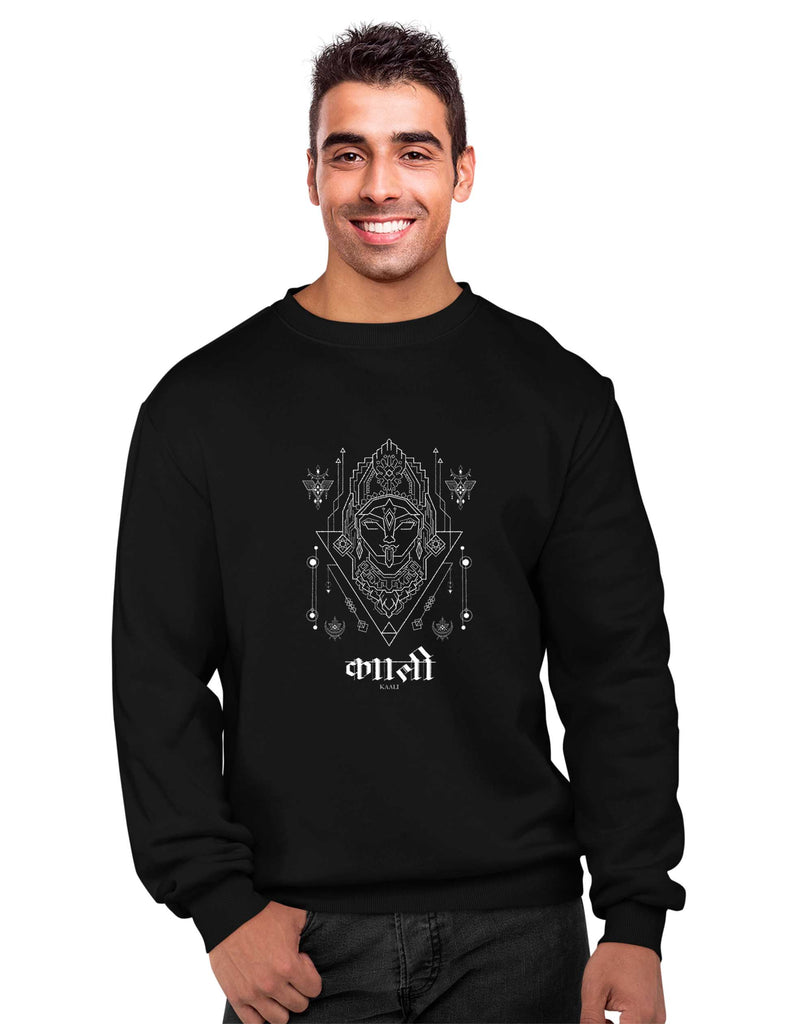 Maa Kaali Sweatshirt, Sanskrit Sweatshirt