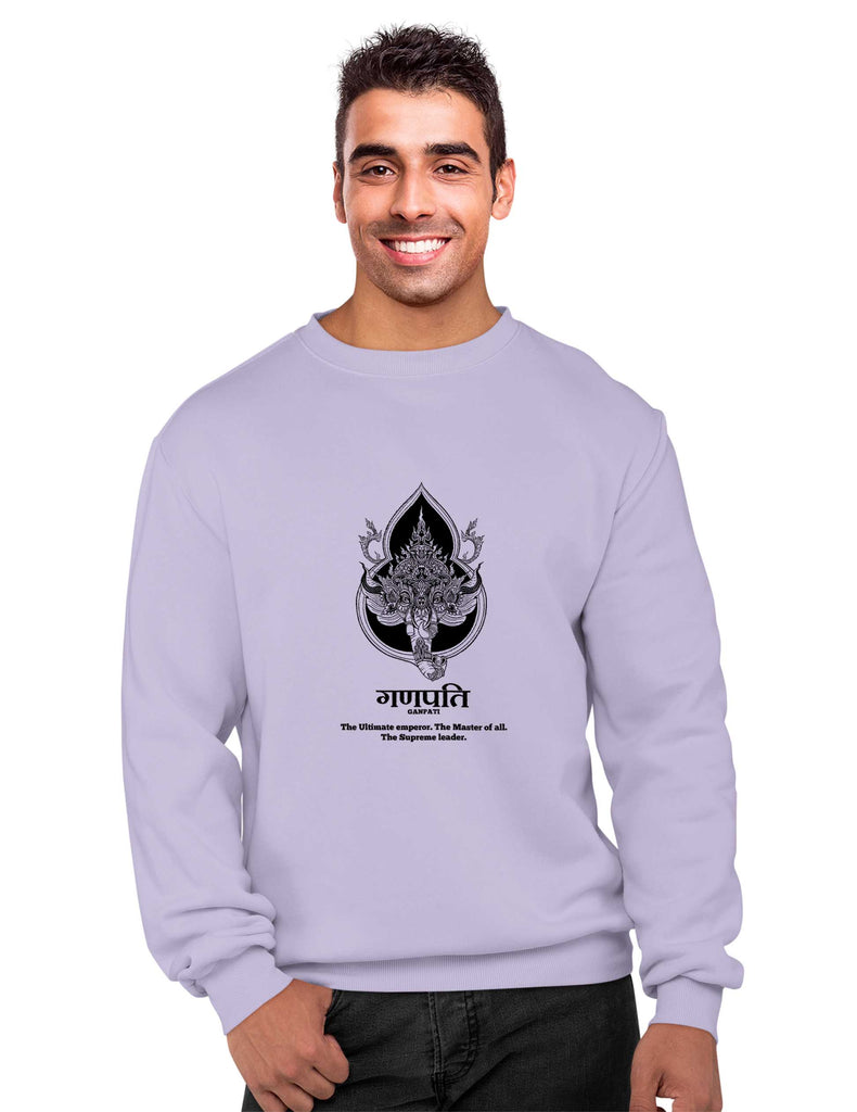 Lord Ganesha Sweatshirt, Sanskrit Sweatshirt