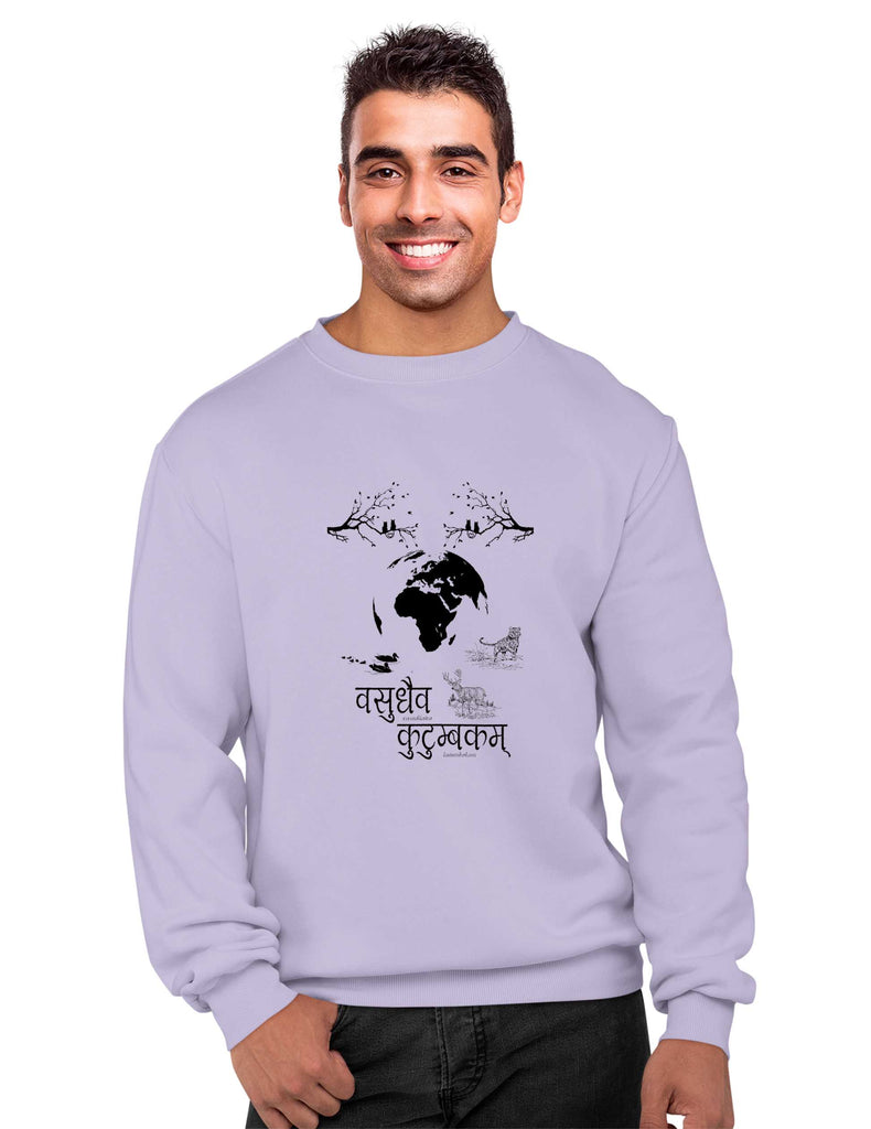 Vasudhaiva Kutimbakam Sweatshirt, Sanskrit Sweatshirt