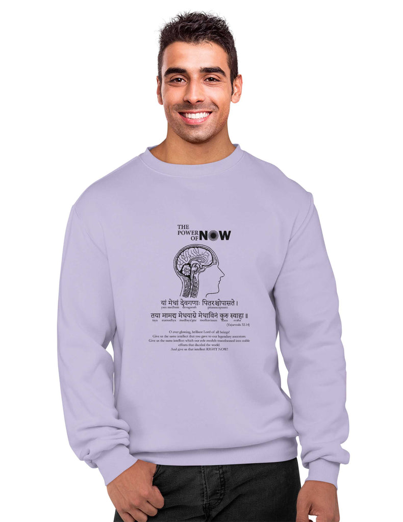 The Power of Now Sweatshirt, Sanskrit Sweatshirt