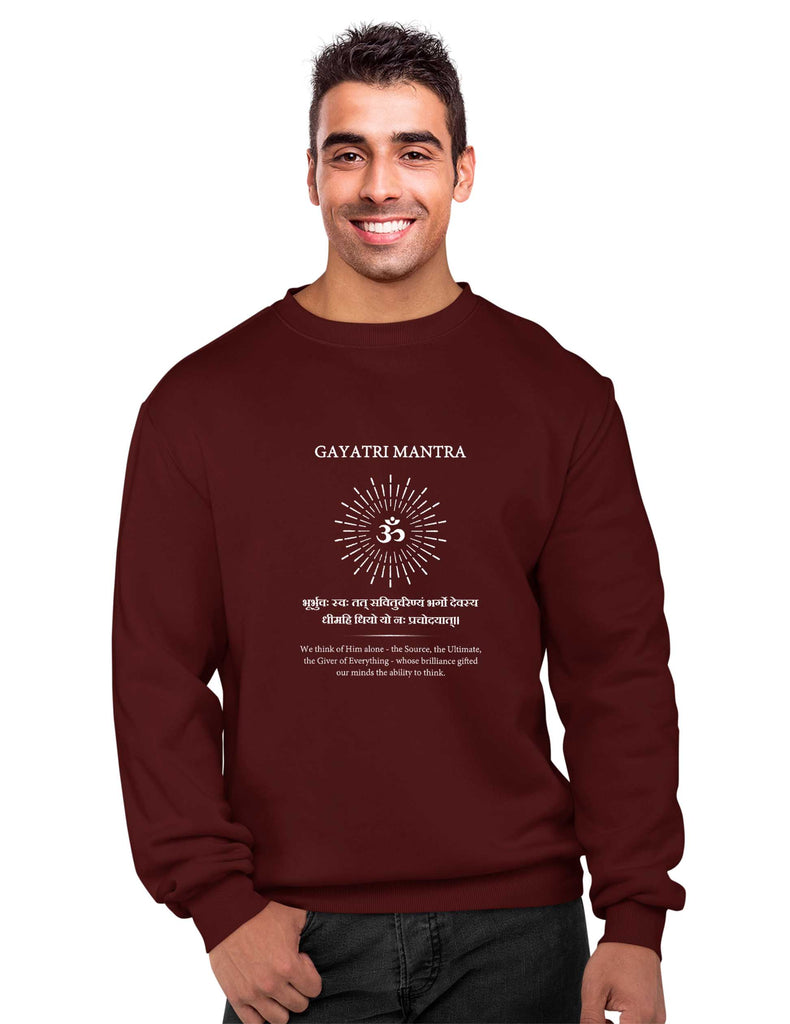 Gayatri Mantra Sweatshirt, Sanskrit Sweatshirt,