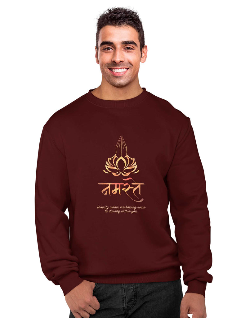 Namaste Sweatshirt, Sanskrit Sweatshirt