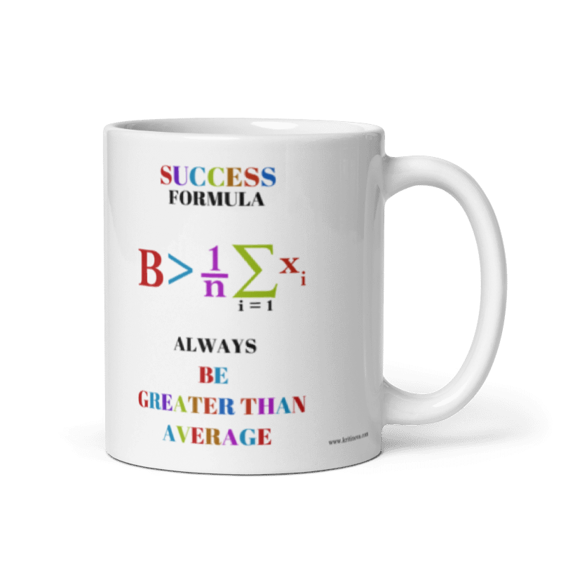 Success Formula, Funny Math Mug, Educational Mug, 11OZ Mug
