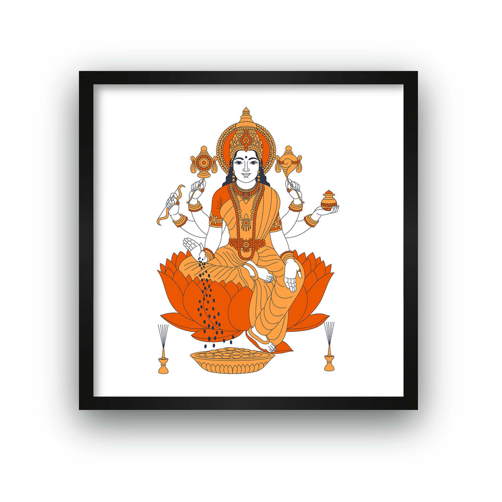 Dhan Lakshmi, Lakshmi Mata Wall Art