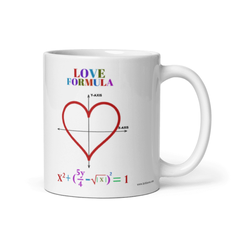 Love Formula, Funny Math Mug, Educational Mug, 11OZ Mug