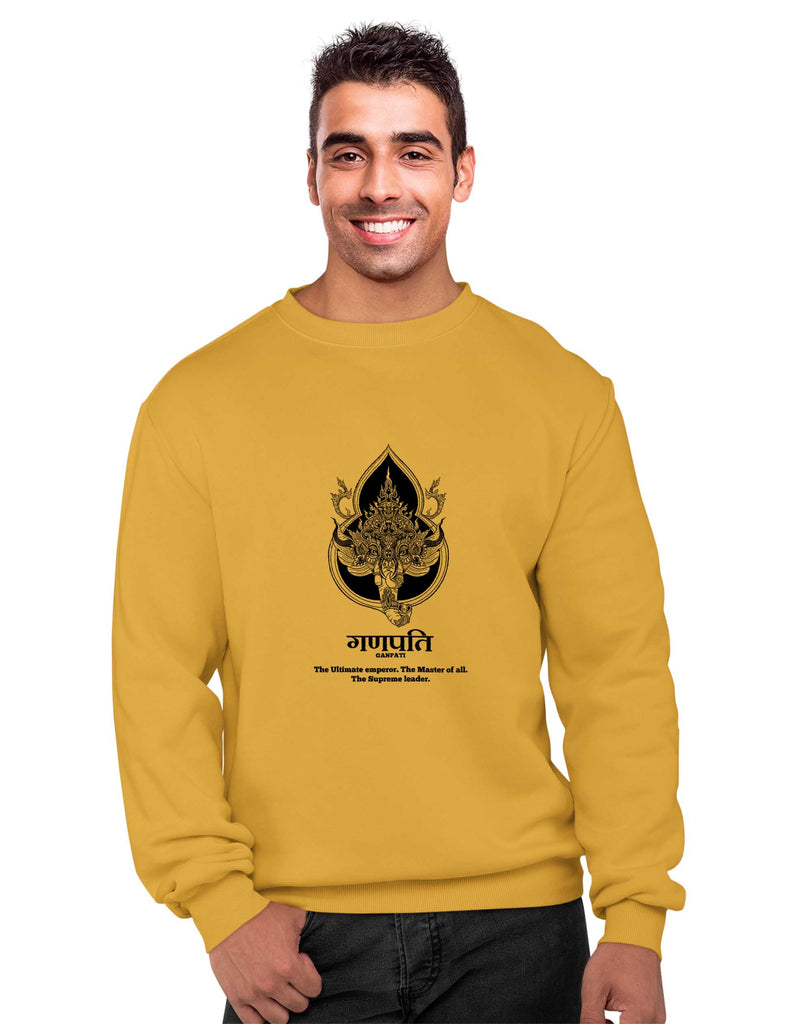 Lord Ganesha Sweatshirt, Sanskrit Sweatshirt