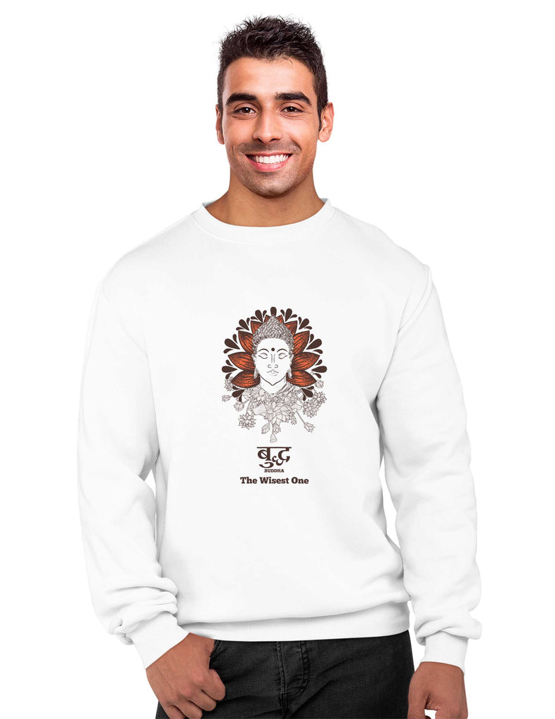 Buddha Sweatshirt, Sanskrit Sweatshirt