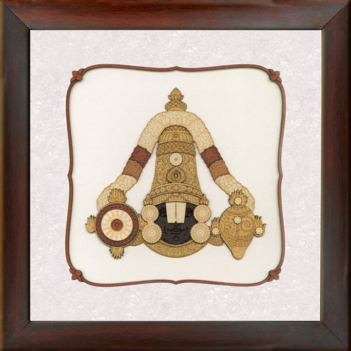 Balaji Wood Carving Wall Art, Wood Carving Frame, 3D Wall Art