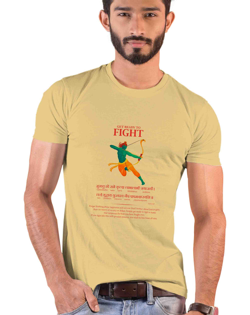 Get Ready to Fight, Sanskrit T-shirt