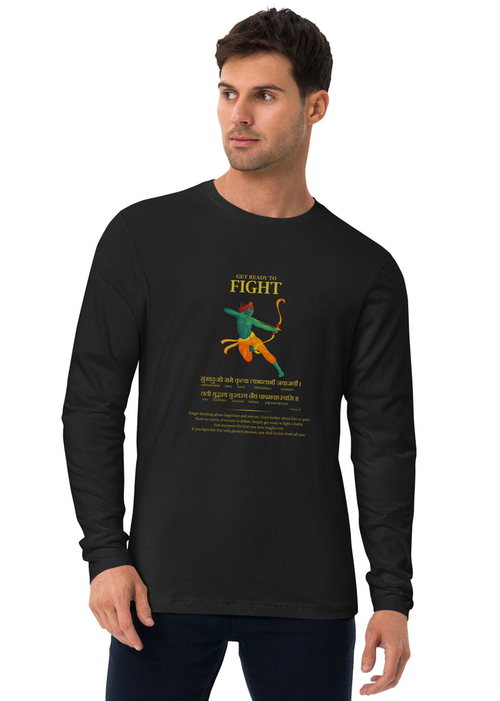 Get Ready to Fight, Sanskrit Full Sleeve T-shirt