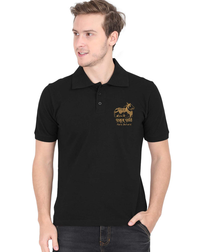 Feed it. Dont eat it | Polo T-shirt, Sanskrit T-shirt