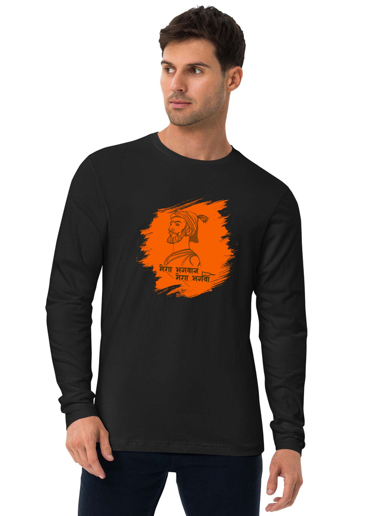 Mera Bhagvaan Mera Bhagva, Sanskrit Full Sleeve T-shirt