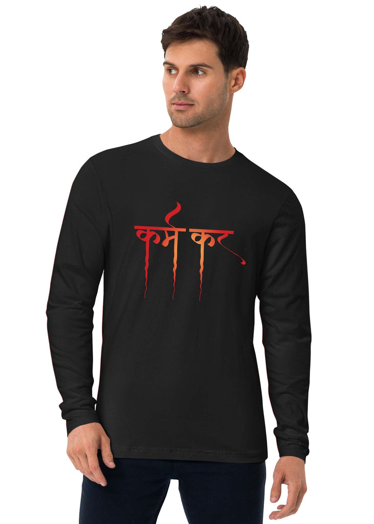 Karm kar, Sanskrit Full Sleeve T-shirt