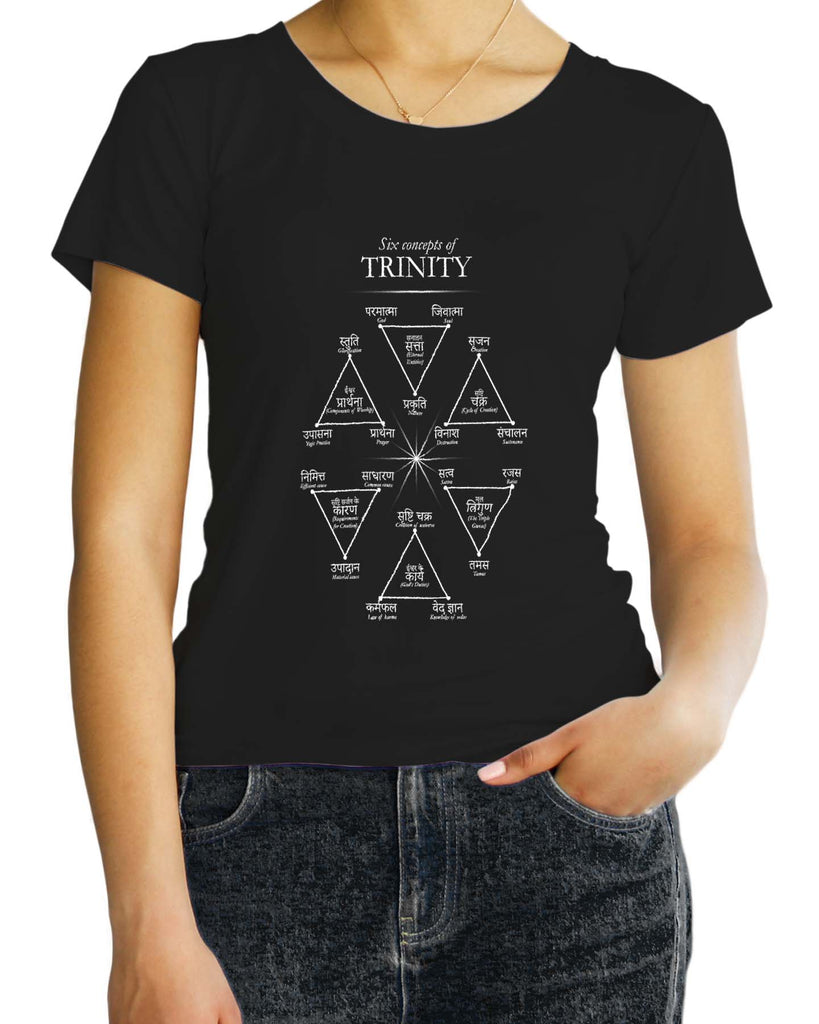 Six concepts of Trinity, Sanskrit T-shirt