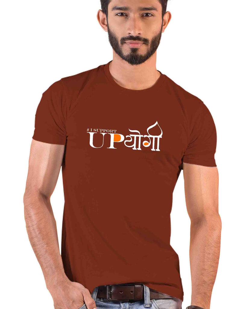 I Support UPYogi, Yogi Adityanath Fans T-shirt