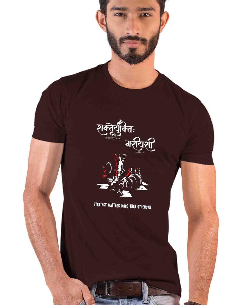 Strategy Matters More, Sanskrit T-shirt