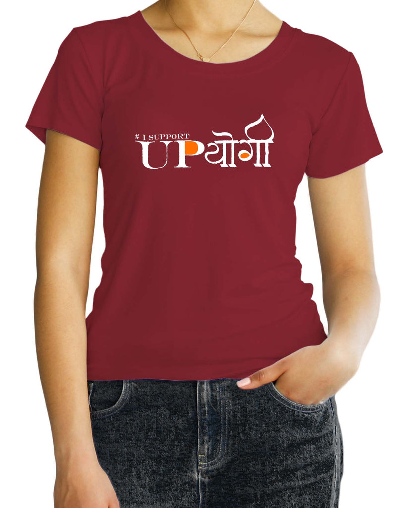 I Support UPYogi, Yogi Adityanath Fans T-shirt