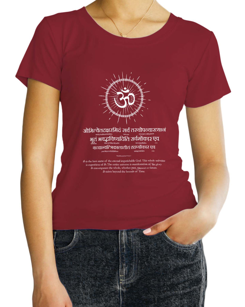 Glory of AUM, Sanskrit T-shirt