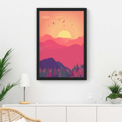 Rising Sun Art - Framed Poster | Kritinova – KRITINOVA INDIA