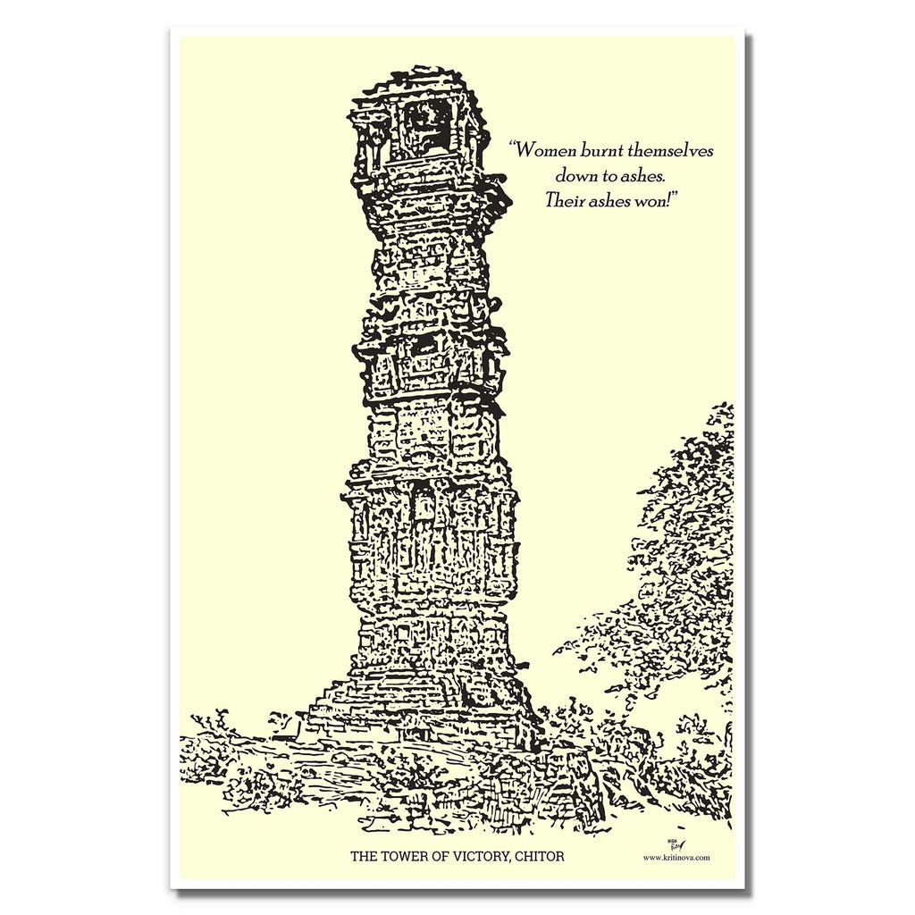 The Tower of Victory at Chitor | Rolled