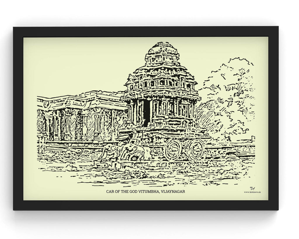 Car of the God Vitumbha | Framed