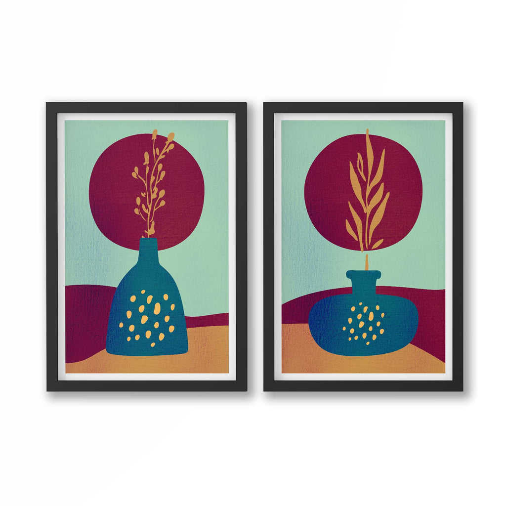 Abstract Art | Pack of 2 | Framed