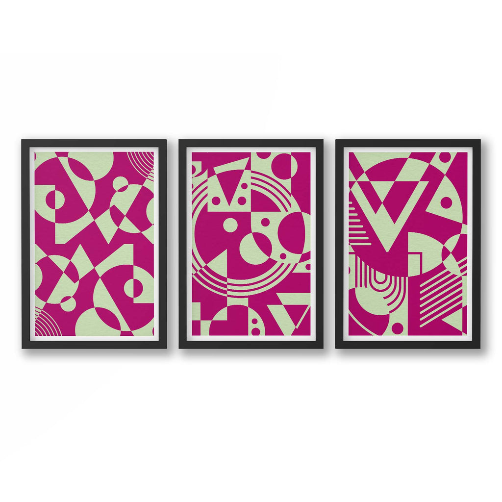 Abstract Art | Pack of 3 | Framed