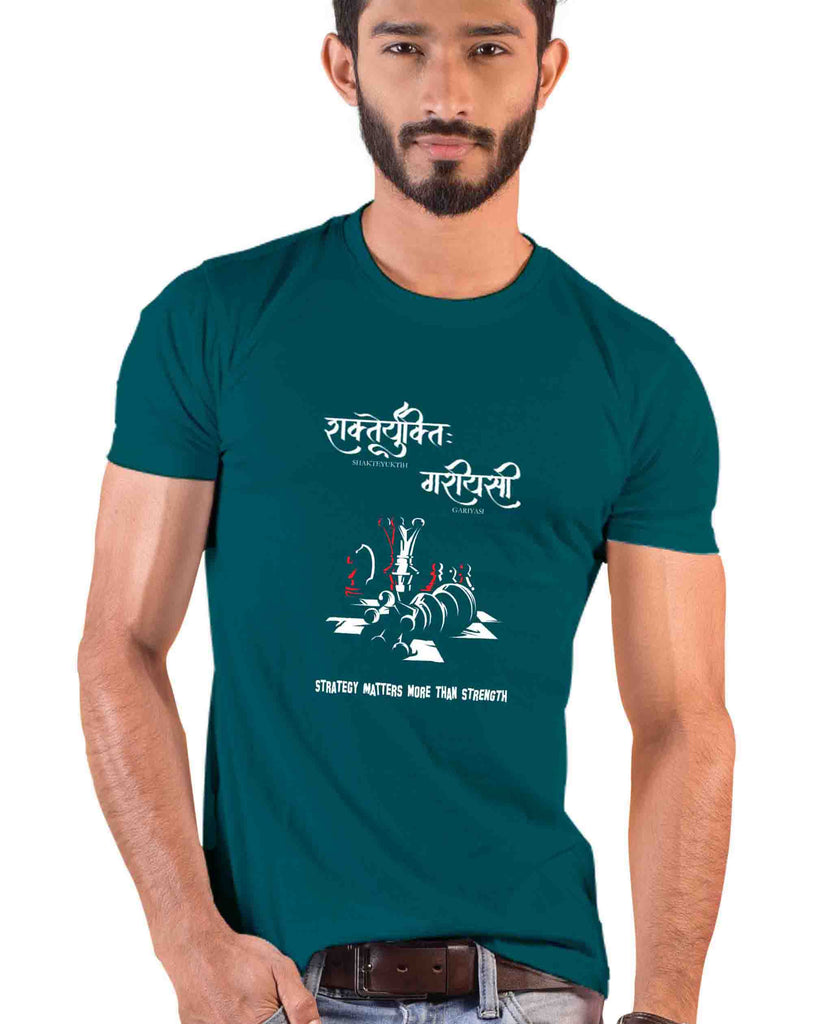 Strategy Matters More, Sanskrit T-shirt