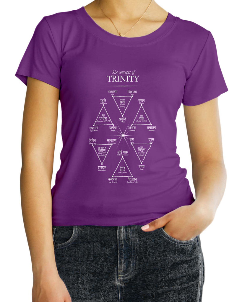 Six concepts of Trinity, Sanskrit T-shirt