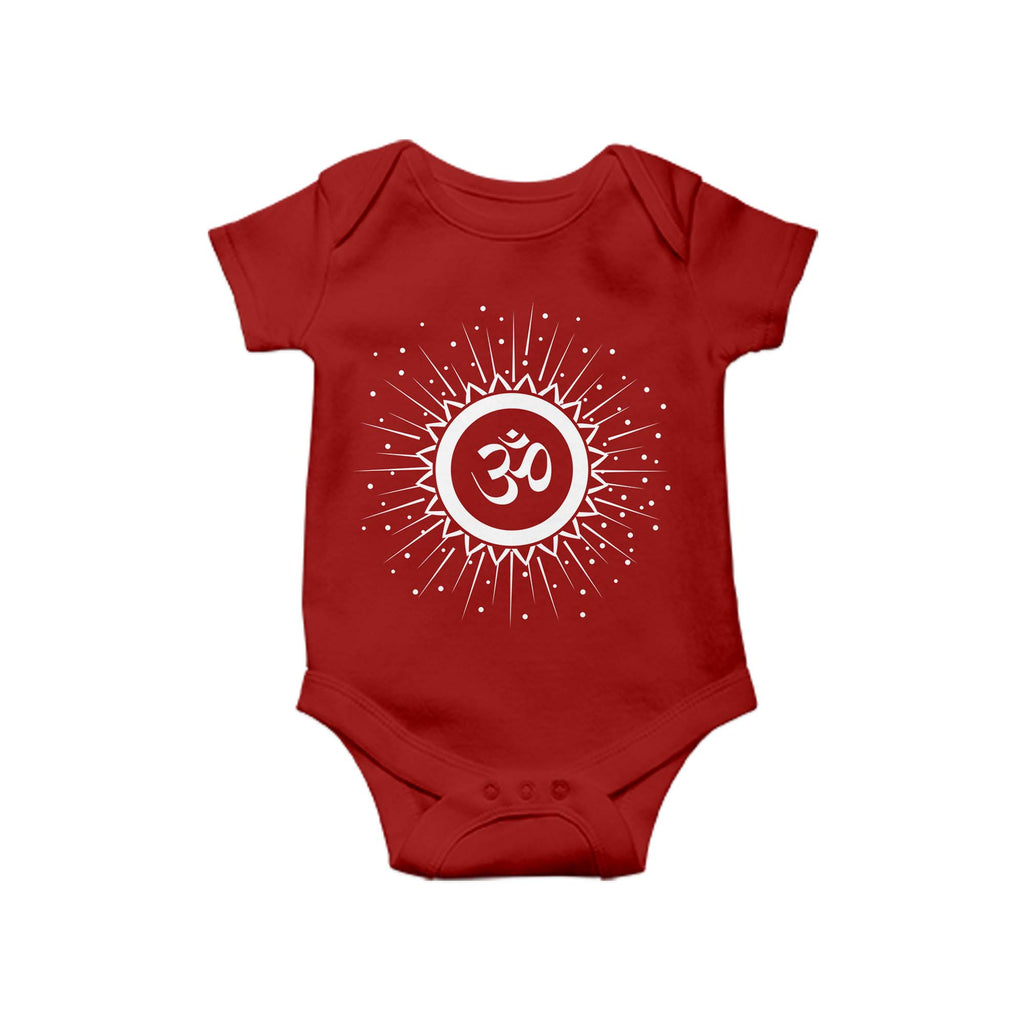 Aum Baby Romper, Baby One Piece, Hinduism Romper, Hindu Symbol Baby Romper