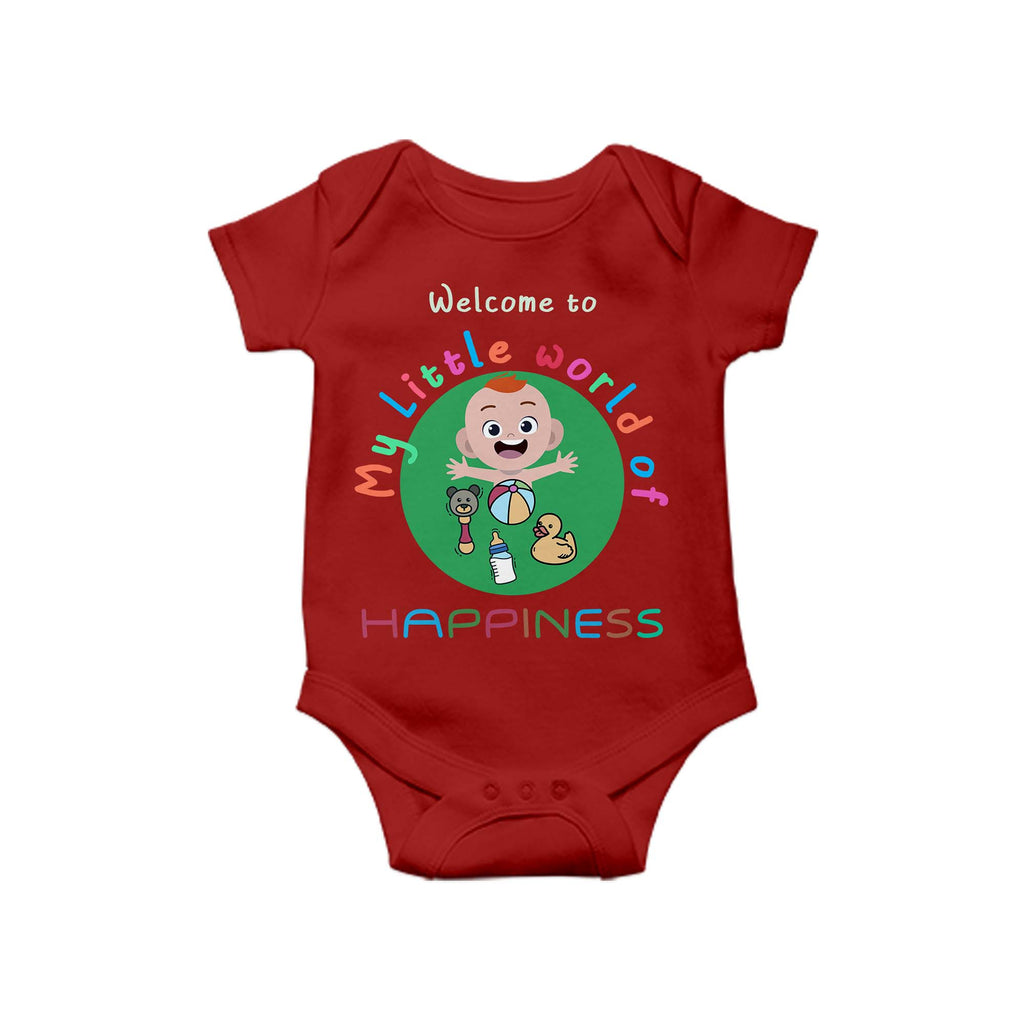 My little world, Baby One Piece, Funny Baby Romper, Baby Romper