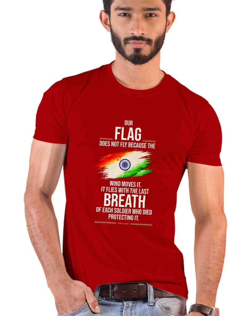 'The Protectors Of Tricolor' Quote Patriotic T-Shirt, Indian Army T-Shirt