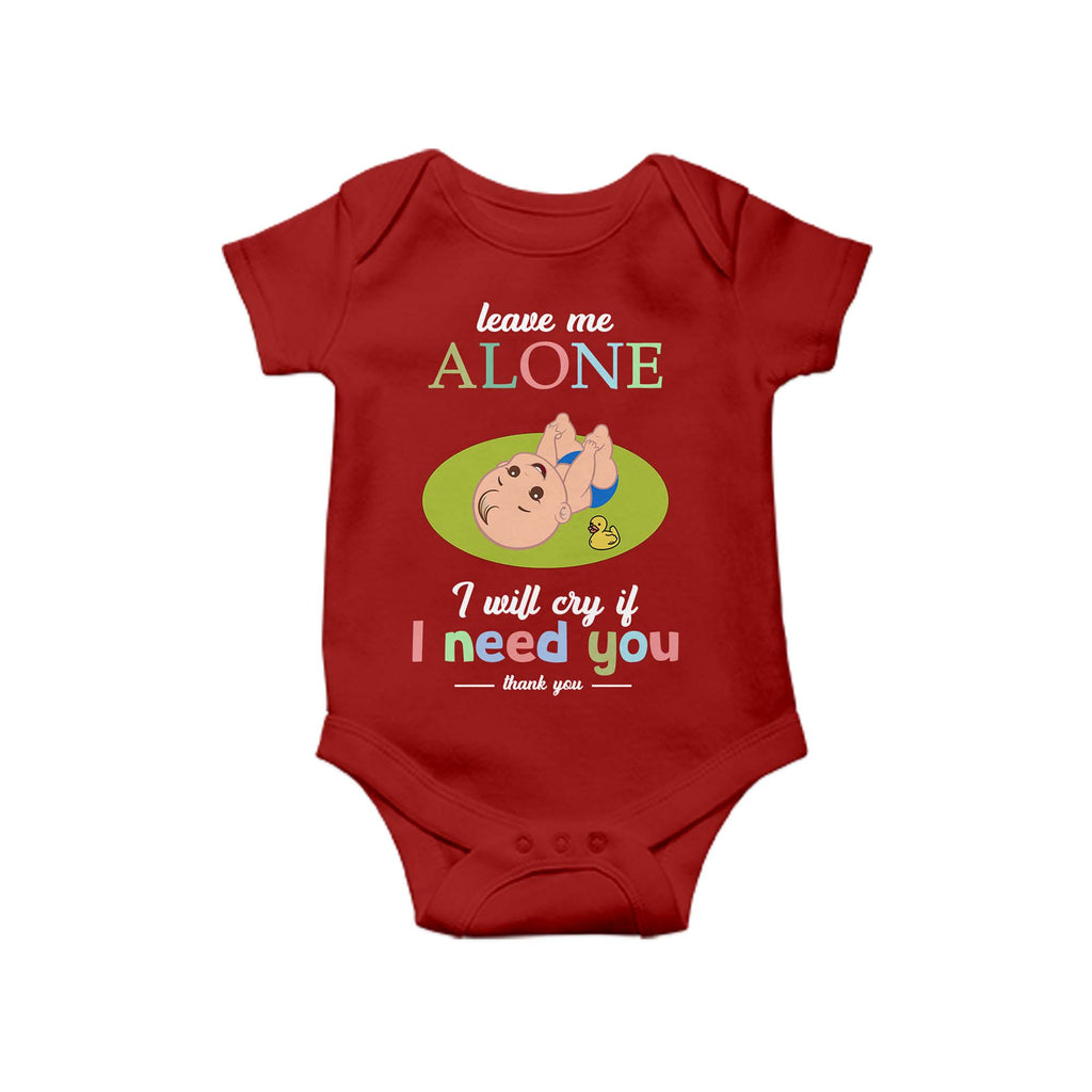Leave me alone, Baby One Piece, Funny Baby Romper, Baby Romper