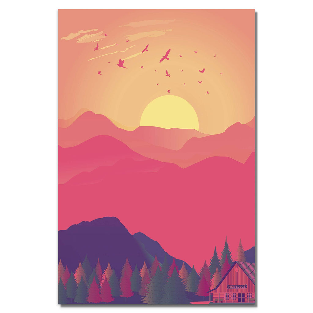 Rising Sun Art | Rolled