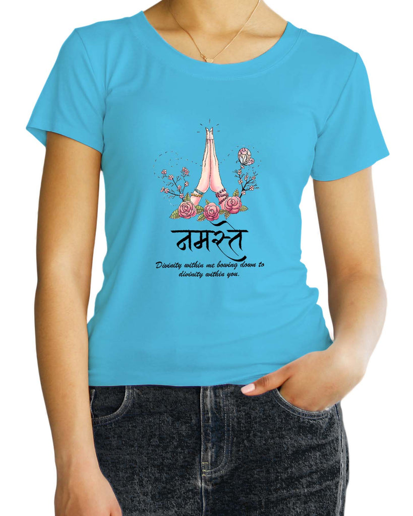Namaste, Sanskrit T-shirt