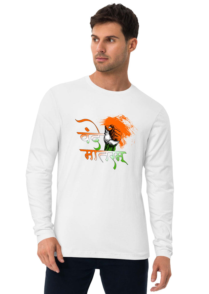 Vande Mataram, Sanskrit Full Sleeve T-shirt