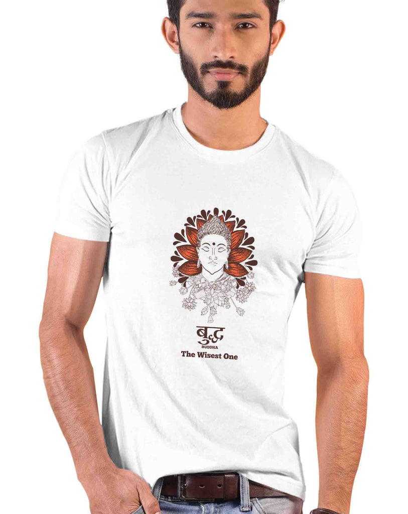 Buddha, Sanskrit T-shirt