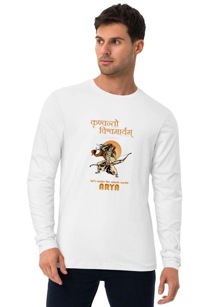 Krinvanto Vishwryam, Sanskrit Full Sleeve T-shirt