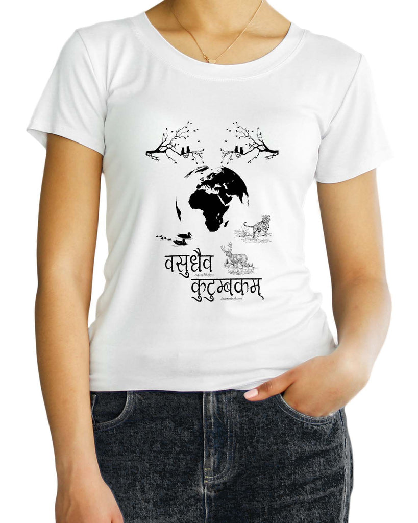 Vasudhaiva Kutumbakam, Sanskrit T-shirt