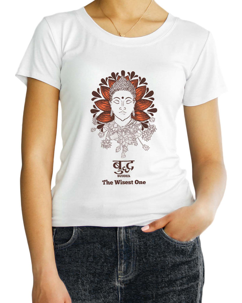 Buddha, Sanskrit T-shirt