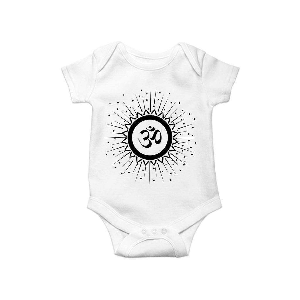 Aum Baby Romper, Baby One Piece, Hinduism Romper, Hindu Symbol Baby Romper