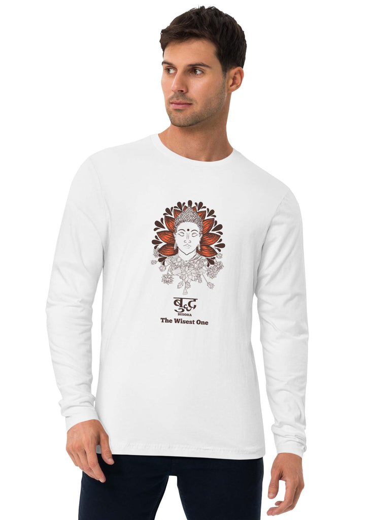 Buddha, Sanskrit Full Sleeve T-shirt