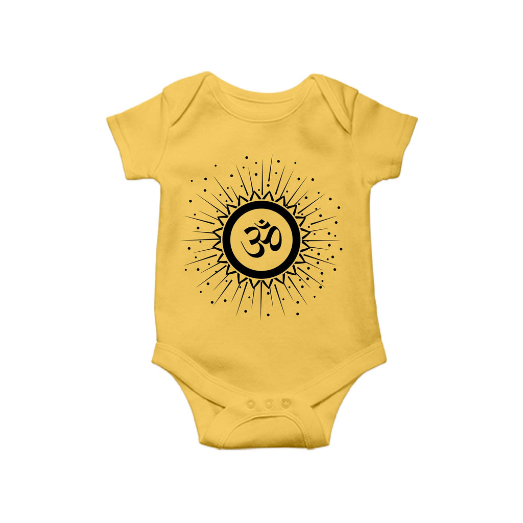 Aum Baby Romper, Baby One Piece, Hinduism Romper, Hindu Symbol Baby Romper