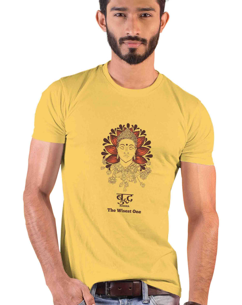 Buddha, Sanskrit T-shirt