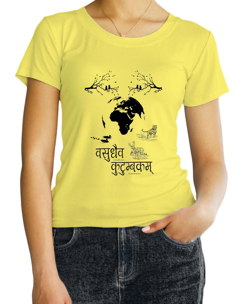 Vasudhaiva Kutumbakam, Sanskrit T-shirt